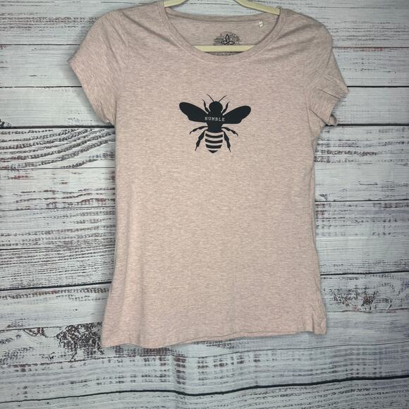 Prana Short Sleeve Graphic Tee Bumble Bee Humble XS - Picture 1 of 3